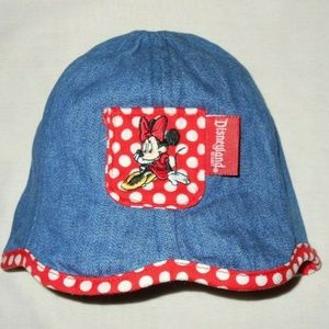 Vintage Minnie Mouse Pocket Denim Soft Comfy Hat